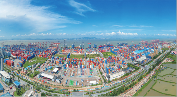 ▲龙穴街道俯瞰图 ▲龙穴街道俯瞰图